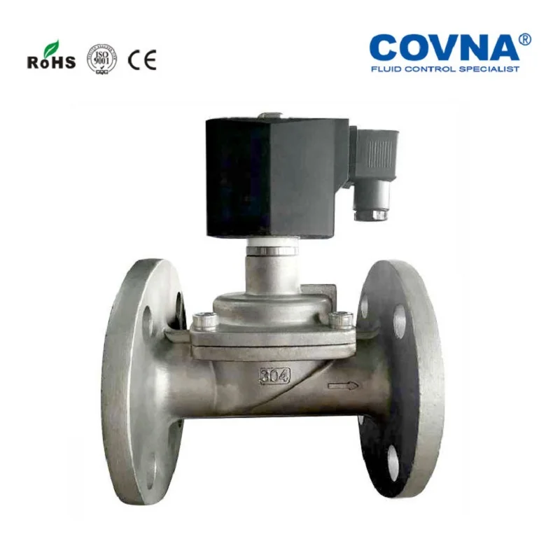 Высокоэффективный N/C стальный паровой электромагнитный клапан