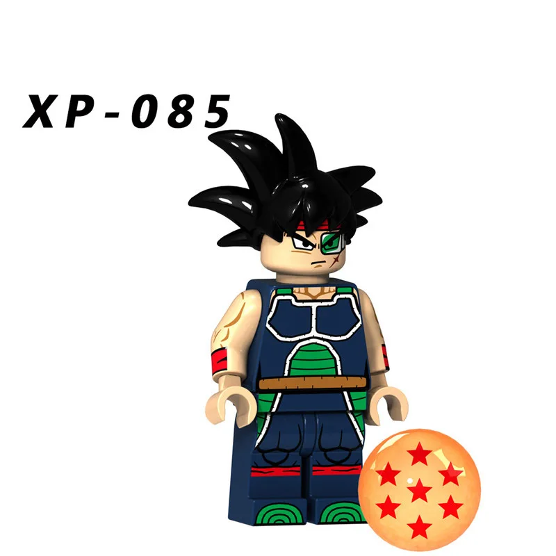 Dragon Ball Z мультфильм серии кран беспилотный Вегета ГОКу Чичи Burdock Gogeta строительные блоки игрушки KT1011