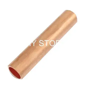 

15mm Inner Dia. Straight Hold Wire Passing Copper Connection Tube GT-G-120