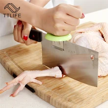 

TTLIFE 2017 Hight Quality Stainless Steel Cut Chicken Bones Chopping Booster Knife Holder For Meat Cleaver Cooking Accessories