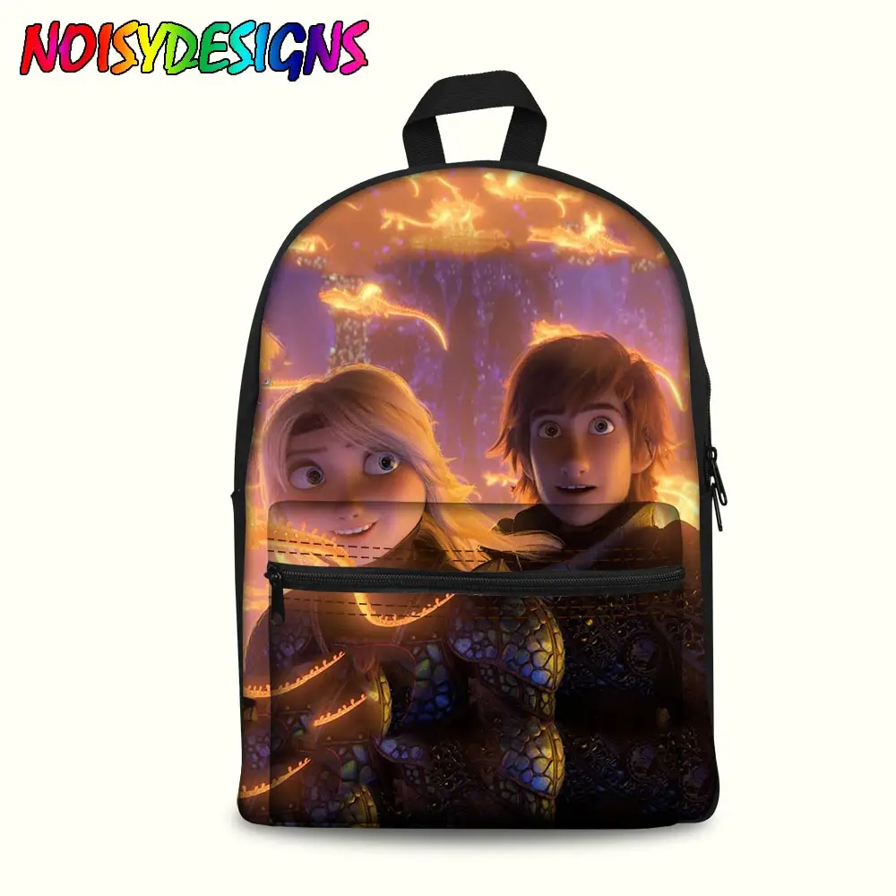 

Mochila Infantil how to train your dragon 1 2 3 16-inch backpack children's school bag boy girl backpack children's school -J