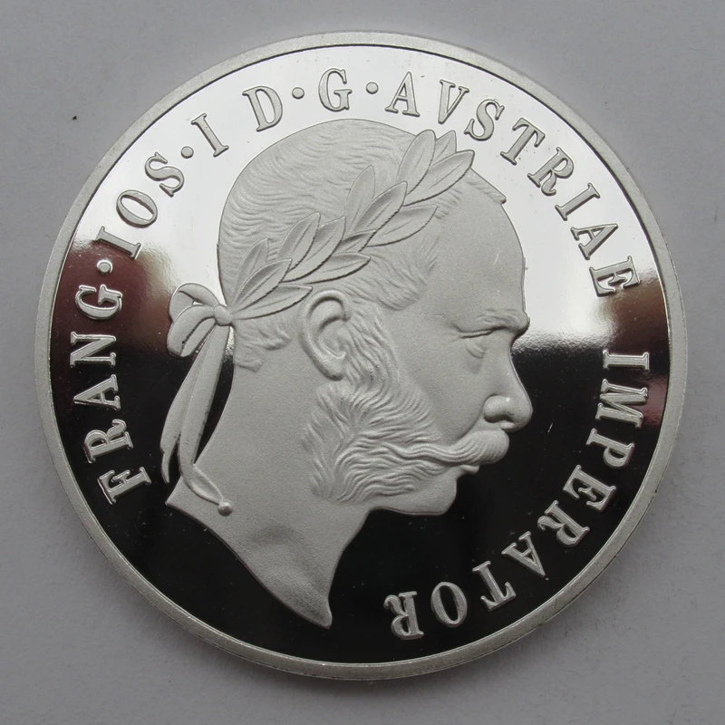 

Franz Joseph I, Emperor Of Austria Hungary Germany Patriotism Model Sliver Coins