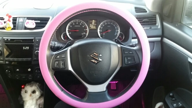 Стайлинг автомобиля чехол на руль для Suzuki Alto 4 7 Celerio Jimny 3th FJ HN Liana 1 2 Splash SX4 Kizashi Reno Swift