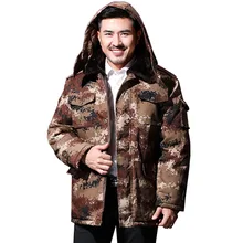Winter Army Jacket Men clothing  plus size Male Parka Warm Military jacket Hunt Clothes Thick Coats Man Parkas Army Camouflage