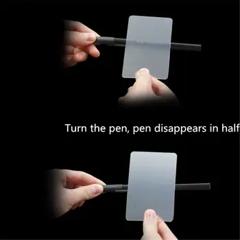 

10 sets Card And Pen Magic Tricks Perspective Distortion Close Up Street Easy To Do For Beginner Kids Toy