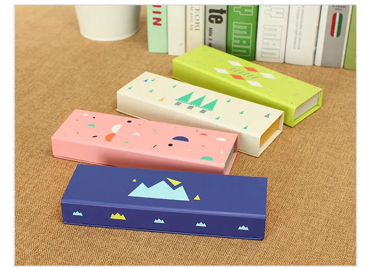 printed cardboard pencil case/stationery collection paper boxbox movie