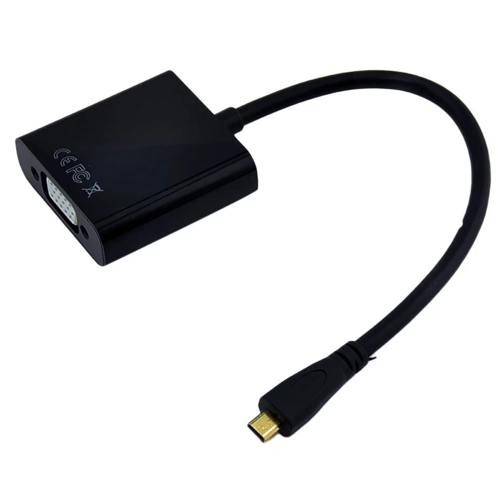 AAAE Топ VGA Женский видеокабель адаптер для Micro HDMI вход выход оборудования ПК