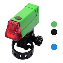 2 Modes Beautiful Bicycle Bike Light Mountain Bike Tail Rear Lamp Riding Safety Caution Warning Adjustable Direction Light
