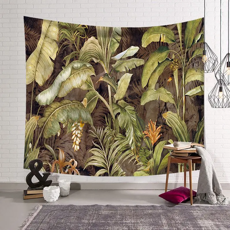 Buy nature plant wall hanging art tropical leaves tree