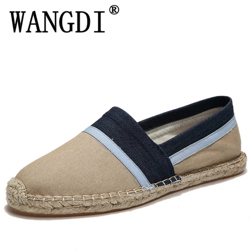 

Mens Shoes Casual Patch Breathable Canvas Shoes Men Fashion 2019 Soft Slip On Espadrilles Men Loafers Zapatos Hombre