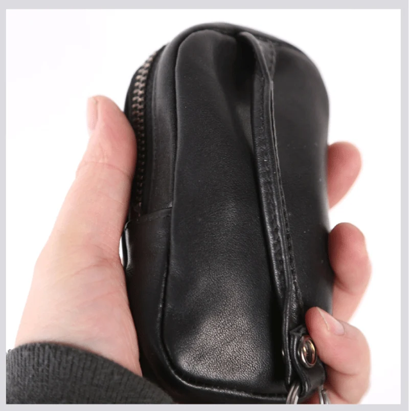 AETOO кожаная сумка для ключей ручной работы, сумка для хранения ключей автомобиля, кошелек из воловьей кожи