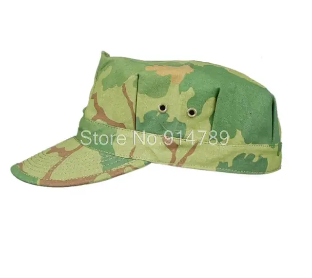 VIETNAM WAR US MITCHELL CAMO UTILITY CAP SIZE L-34353