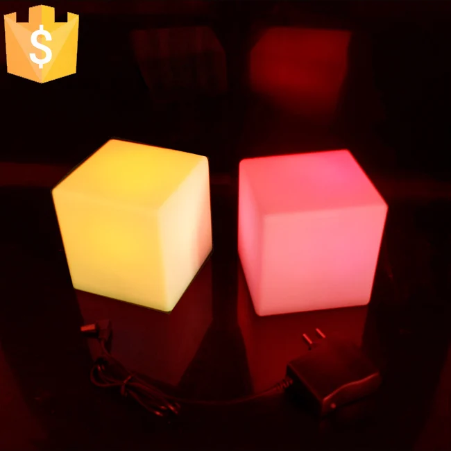 

LED Table Lamps 7 color change illuminated Night Lights for Club KTV Bar Free Shipping 10pcs