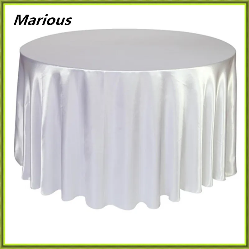 

BIG DISCOUNT !!! 20pcs round polyester table cloth from nantong wedding FREE SHIPPING
