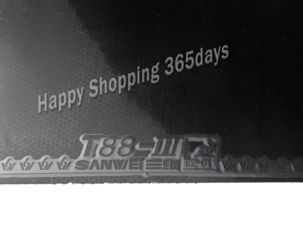 2 قطع سانوي T88 III (T88-3) تنس طاولة المطاط (نصف لزجة ، حلقة) مع الإسفنج البثور في بينغ بونغ المطاط