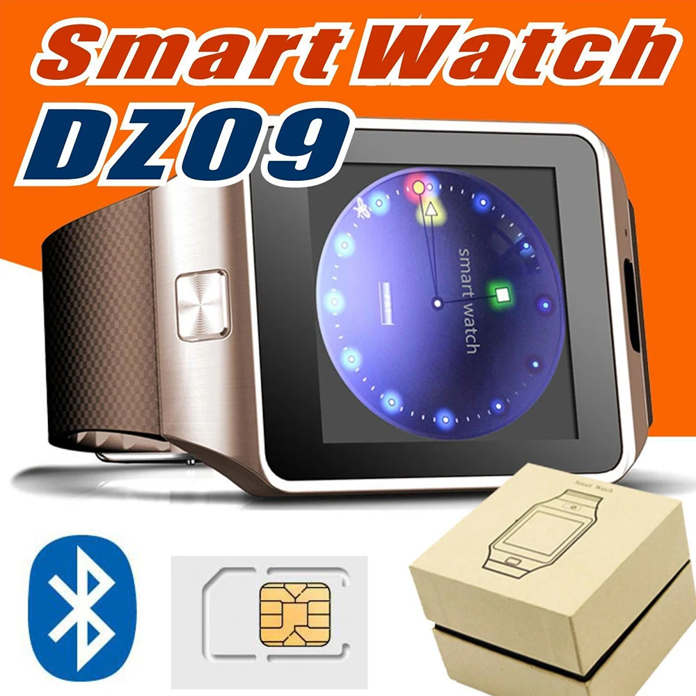 

10/20/50/100pcs DZ09 Bluetooth smart watch for apple watch android Samsung smart phone PK GT08 A1 U8