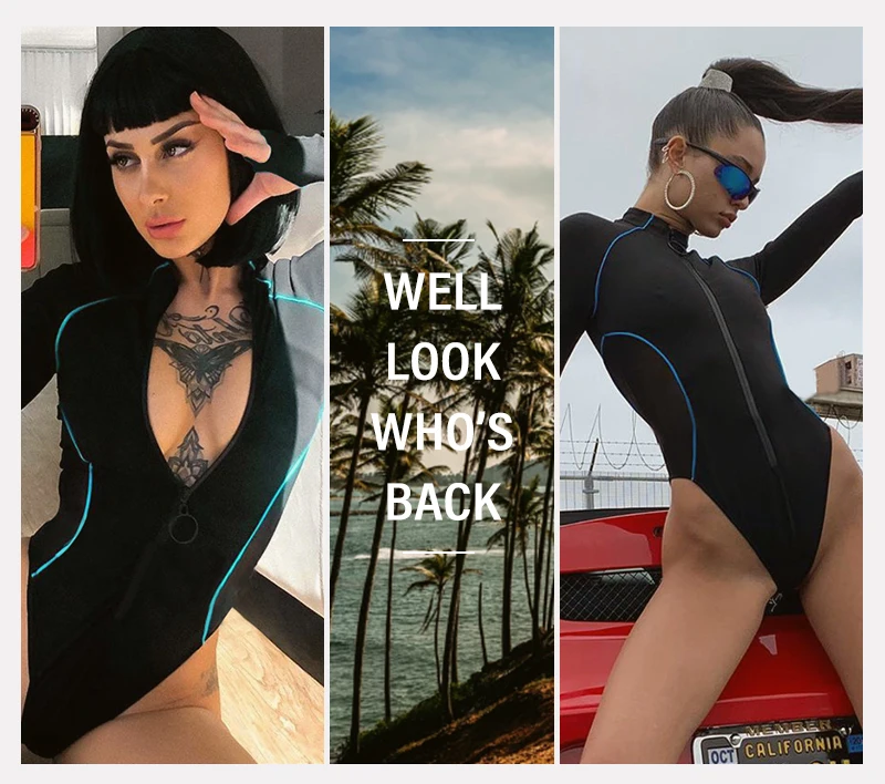 Winter Women Sexy Bodysuit Black Solid Long Sleeve Fitness Sport Bodysuit Body For Women Short Jumpsuit