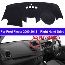 TAIJS для форд фиеста 2009-2011 2012 2013 приборной панели автомобиля крышка коврик с рельефом Non-slip козырек от солнца коврик ковер приборная панель