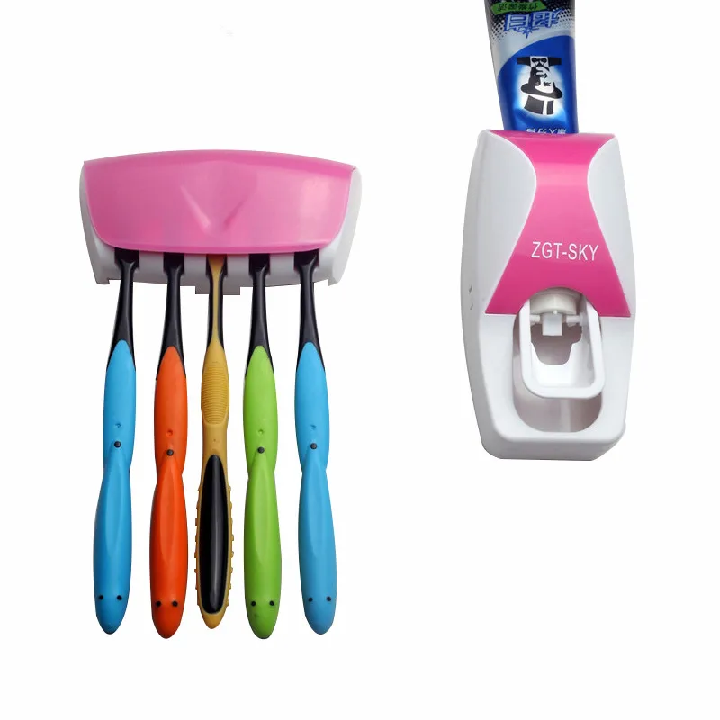 

Home Storage Bathroom Set Accessories Toothpaste Squeezer Toothpaste Dispenser Toothbrush Holder Kiktchen Bathroom Organizer