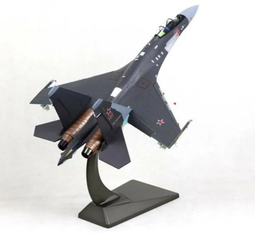 1/48 металлическая модель Sukhoi Su-35 Flanker Su35 российский Боевой истребитель