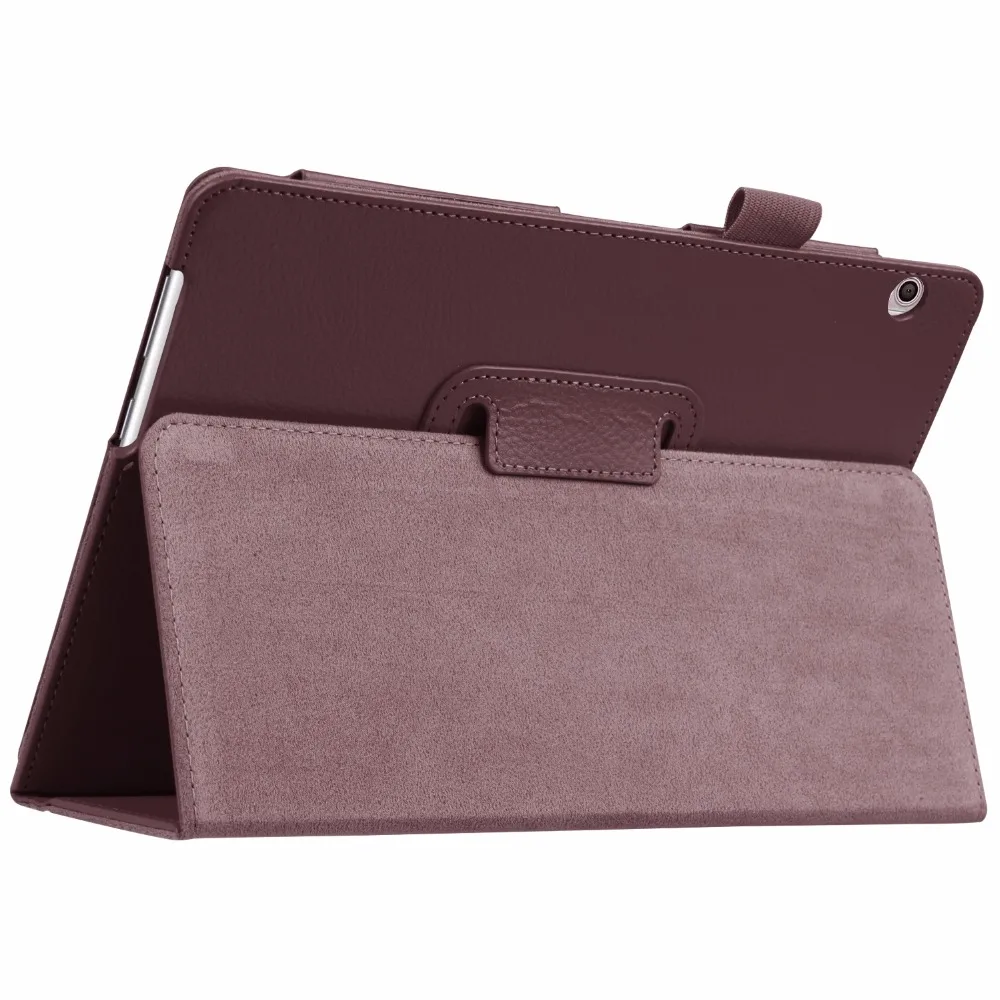Чехол-книжка с зернистой текстурой личи из искусственной кожи для huawei MediaPad T3 10 AGS-L09 AGS-L03(Honor Pad 2 9,6 ''Tablet