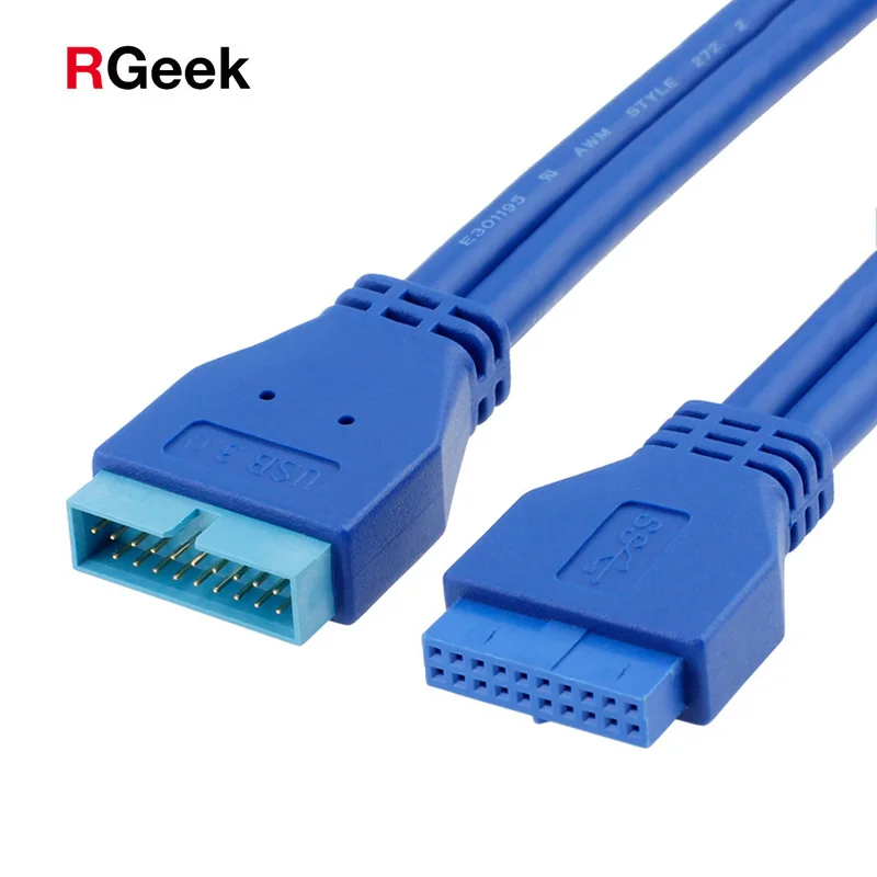 USB3.0 20Pin Женский к USB 3 0 20 Pin мужской удлинитель материнская плата 20pin заголовок