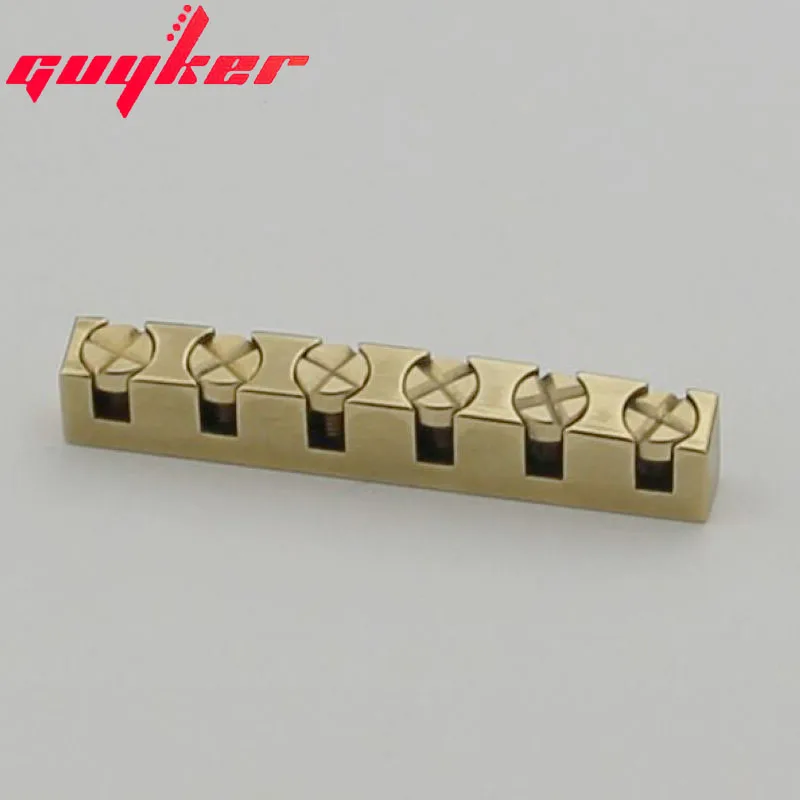 thumbnail image 2 of 41mm Roller Electric Rollers Guyker 43mm Brass Roller Nut - Height Adjustable Replacement For Les Paul/s Les Paul Electric Guitar Sg Guitar 2 of 13