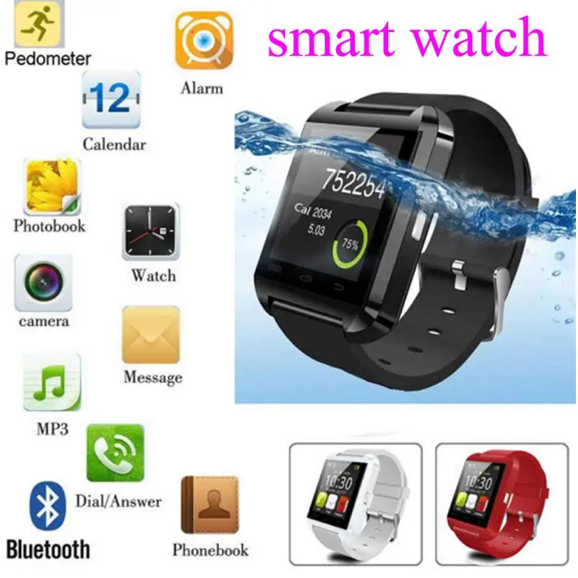 

2019 Newest Sports Smart Watch Phone Bluetooth Camera For Apple Android Compatible Support Hands-Free Calls With Cheap Price