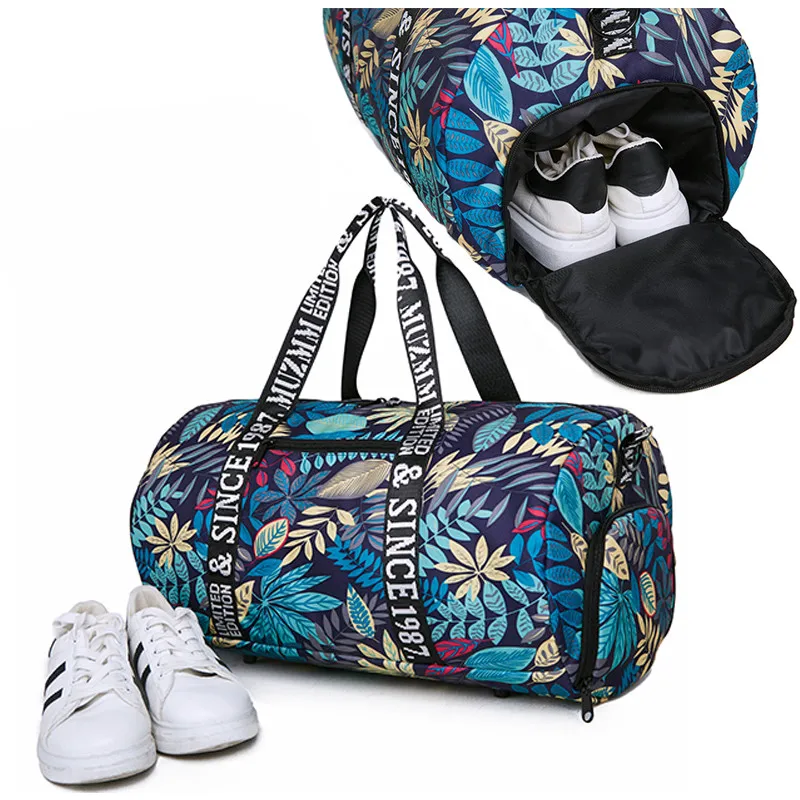

New Men Sport Gym Bag Lady Women Fitness Travel Handbag Outdoor Shoulder Bags with Separate Space For Shoes sac de sport