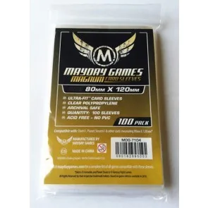

2 Packs/lot Mayday Card Sleeve for 80*120mm Card Game Protector 100 Sleeves/Pack Board Game Sleeve 7104