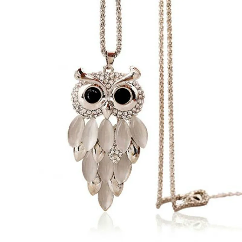Owl Necklace - Hot Sale High Quality Fashion Long Sweater Chain Pendant #1546435 | Украшения и аксессуары