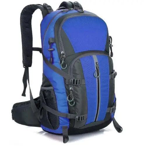 Facecozy Открытый Кемпинг износостойкий 40л рюкзак Альпинизм Охота путешествия рюкзак большой емкости водонепроницаемый спортивная сумка - Цвет: Blue