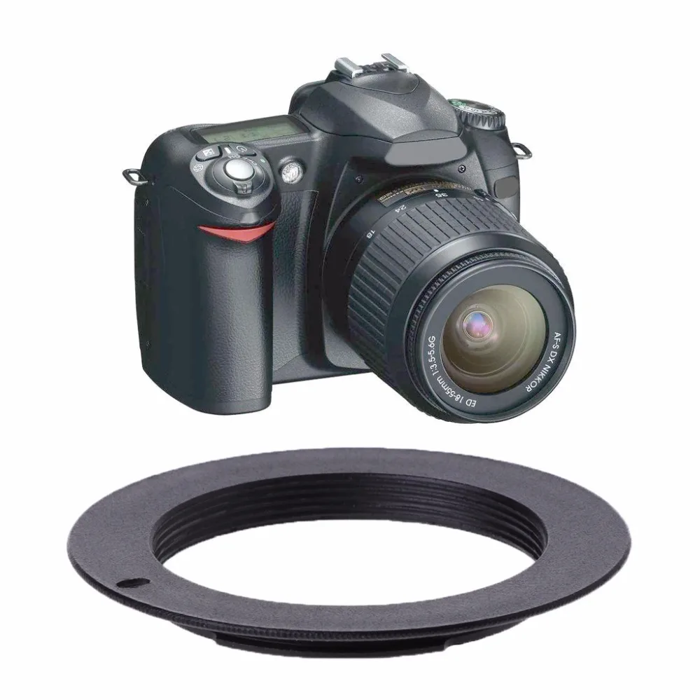 

OOTDTY Camera Lens Ring M42 Lens to AI Mount Adapter Ring for NIKON D7100 D3000 D5000 D90 D700 D60 Professional Dropshipping