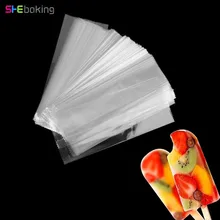 Shebaking 100 шт./лот прозрачный лед крем сумки Пластик фруктовое мороженое сумки торт хлеб шоколад снэк-Еда Упаковка Сумки Чехол