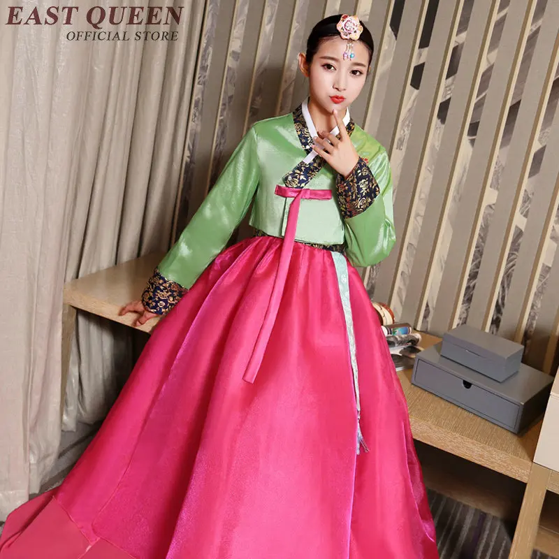 Корейское платье ханбок одежда традиционное корейское платье корейский ханбок модная одежда Национальный Костюм Традиционный KK029