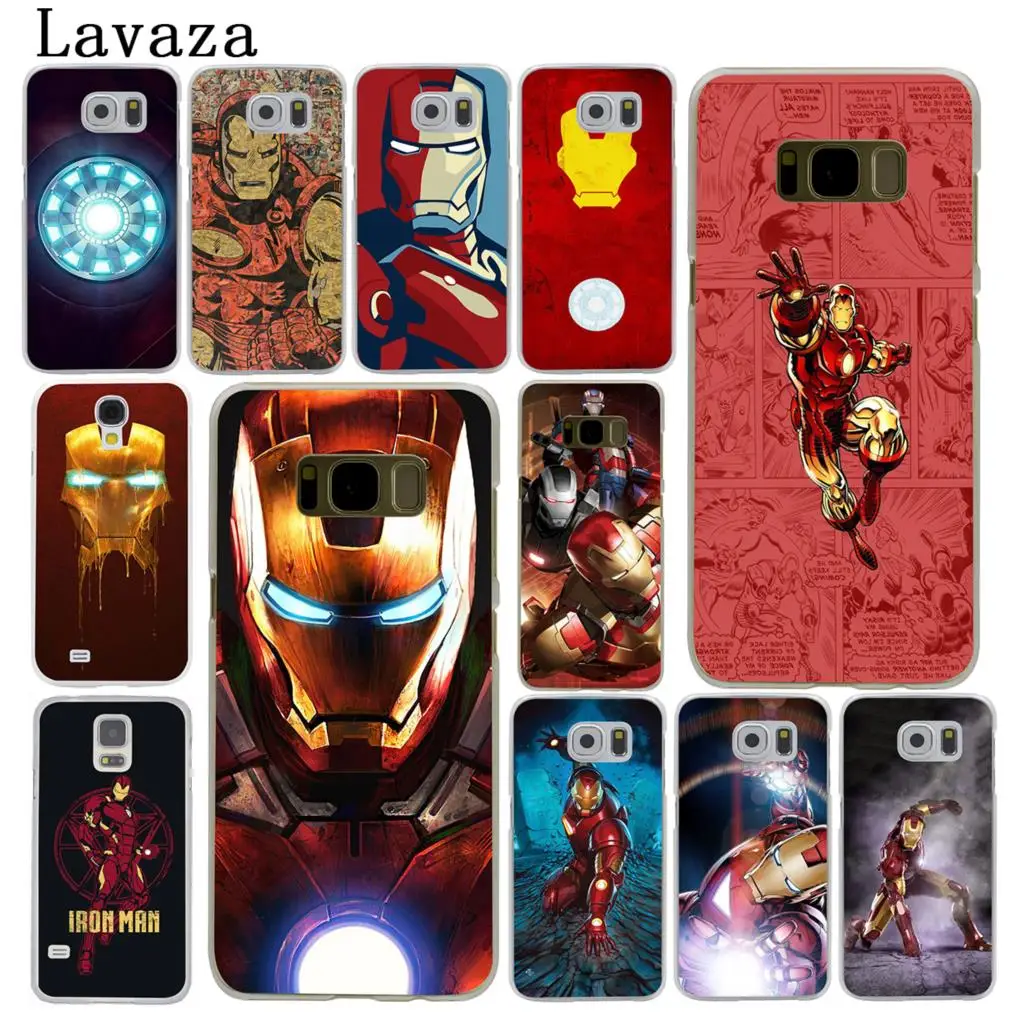 

Lavaza Tony Stark Marvel Iron Man Hard Phone Case for Samsung Galaxy S6 S7 Edge S8 S9 S10 Plus S10e Cover