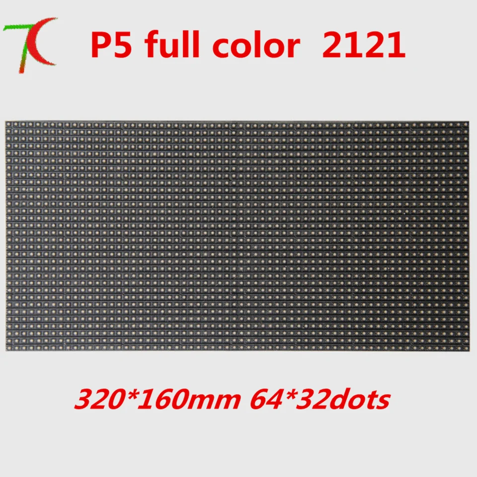 Нормальная яркость P5 smd2121 Крытый 16 сканирования полноцветный светодиодный доска. 320*160 мм, 1200cd