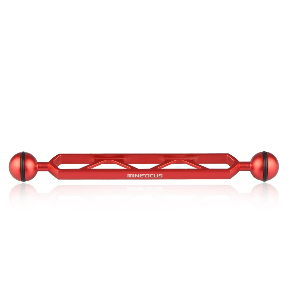 CNC алюминий " Double Ball Arm сегмент расширение для подводных корпус лоток подключения Дайвинг Strobe видео светло красный