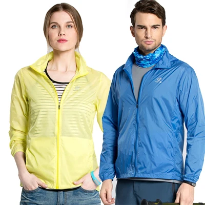 

Women Men Spring Summer Outdoor Sport Ultra Thin Skin Jacket Windbreaker Waterproof UV Protection Quick-dry Hiking Jackets RW027
