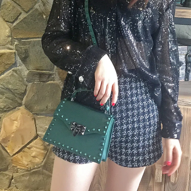 2019 السيدات حقيبة كتف برشام براثن مربع هلام الشاطئ Crossbody حقيبة حقيبة يد فاخرة النساء حقيبة مصمم 2019 السيدات حقيبة كتف برشام براثن مربع هلام الشاطئ Crossbody حقيبة حقيبة يد فاخرة النساء حقيبة مصمم