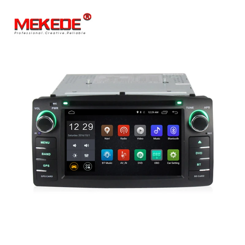 

MEKEDE Pure Android 7.1 Car Multimedia player Car Radio Audio Car DVD player For Toyota E120 BYD F3 support 4G wifi bluetooth