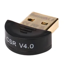 Mini USB Bluetooth адаптер V4.0 CSR Двойной режим беспроводной bluetooth-ключ 4,0 передатчик для портативных ПК Win XP Vista7/8/10