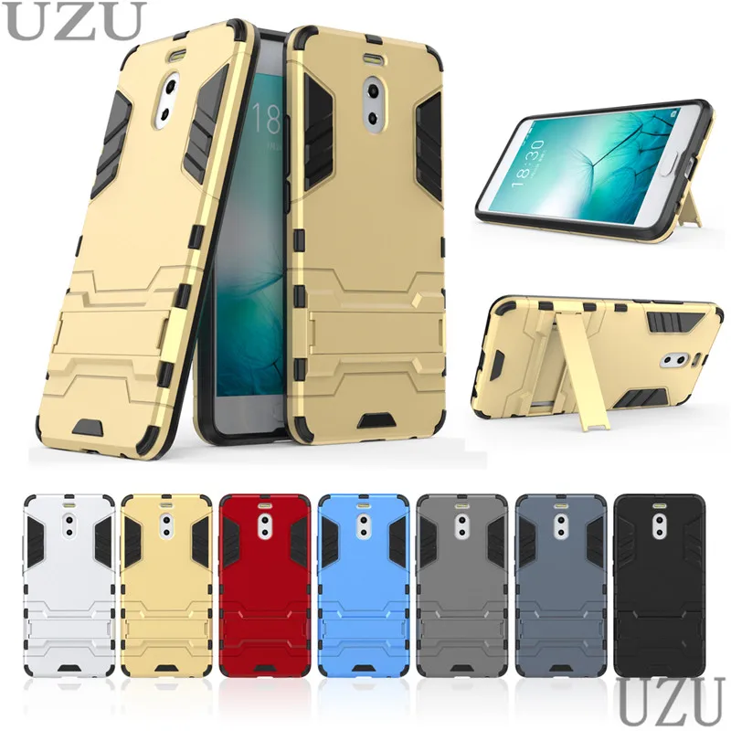 

armor kickstand case for Meizu 6 E E2 E3 Note 5 3 6 plastic+silicon hybrid protective cover for Meizu 6T 5 5S 5C A5 S6 coque