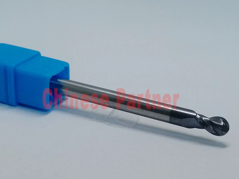 

3pcs radius=2mm hrc45 R2*8*D4*100 2 Flutes Ball nose end mill lengthen Milling Tools CNC cutter Router bits