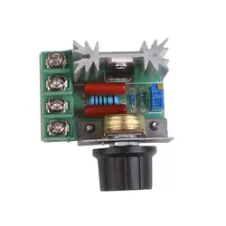 Регулируемый регулятор скорости двигателя переменного тока 2 кВт регулятор напряжения 50-220 В