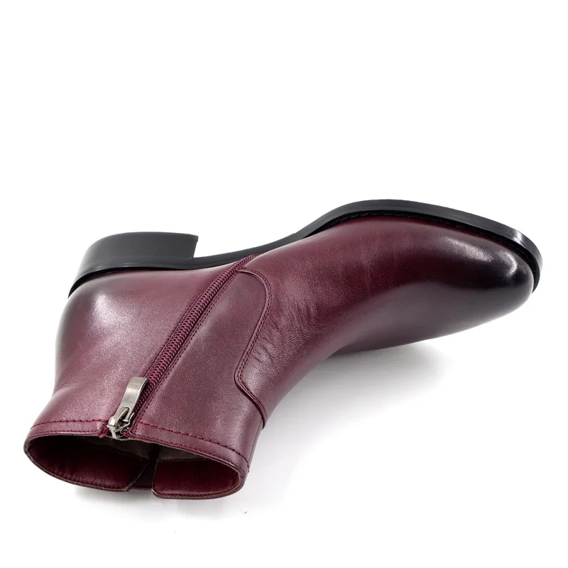 Suede angle boots hot sale 2017 new fashion genuin