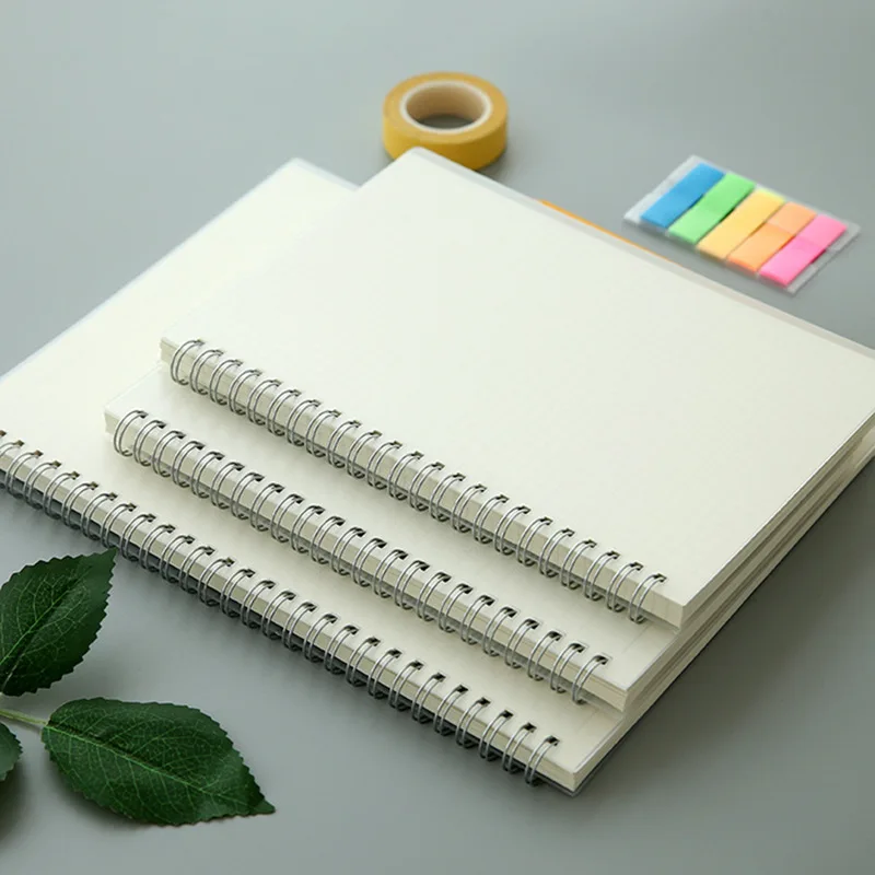 2019 B5 A5 Spiral book Notebook Lined Blank Grid Paper Journal Diary
