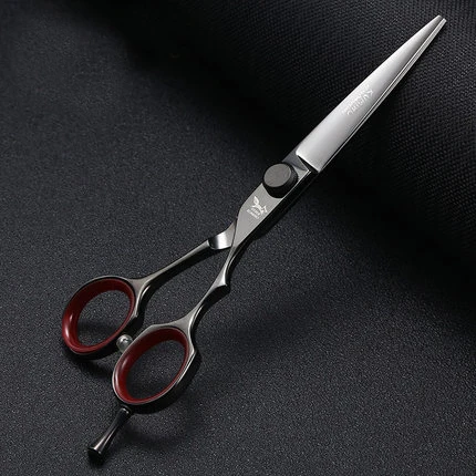 Набор ножниц для волос KUMIHO, 5,75 дюйма, два цвета, черные Парикмахерские ножницы и филировочные ножницы - Цвет: Black cut