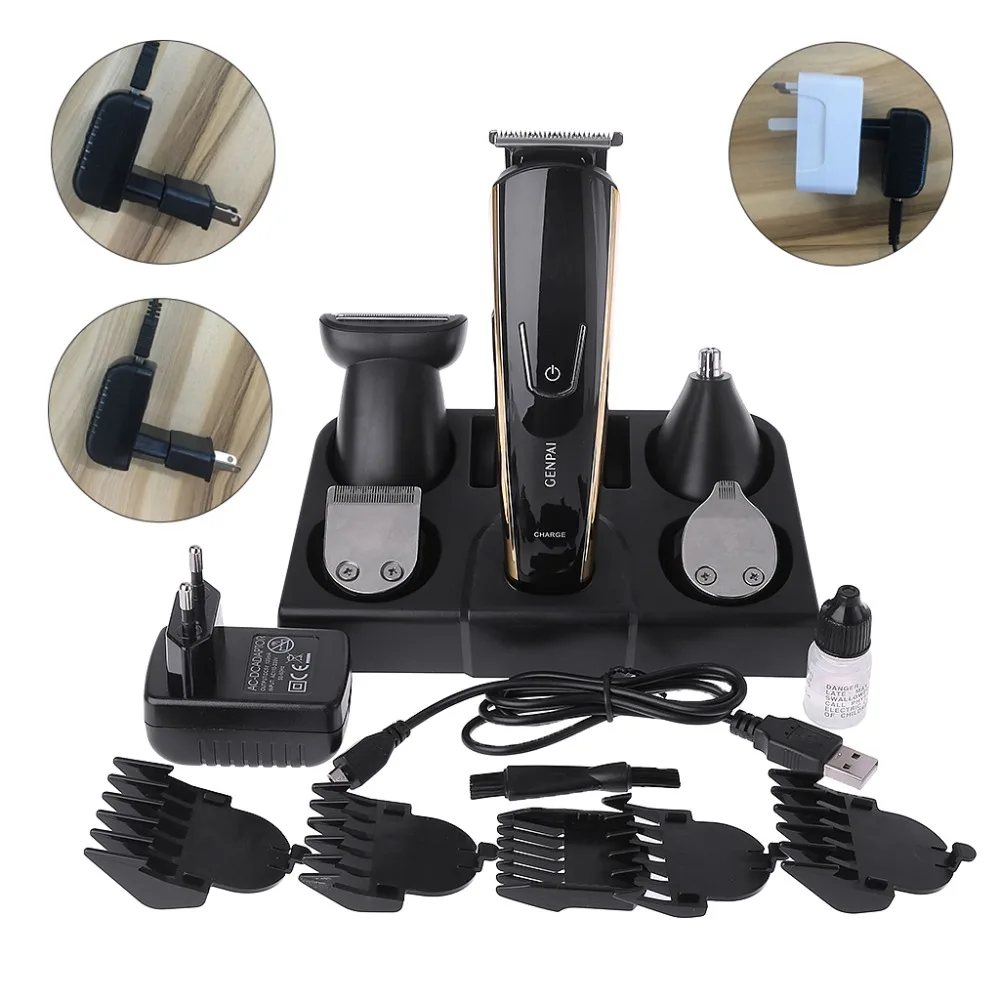 

5 in 1 Electric Face Eyebrow Hair Nose Body Blade Razor Shaver Remover Trimmer EU/US/AU/UK plug