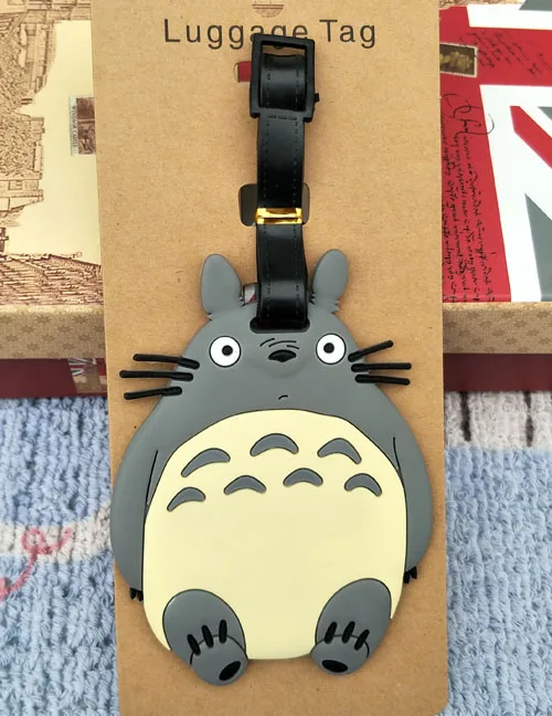 IVYYE Totoro Girl Аниме аксессуары для путешествий багажная бирка на чемодан ID адрес портативный держатель тегов багажная этикетка Новинка - Цвет: see chart